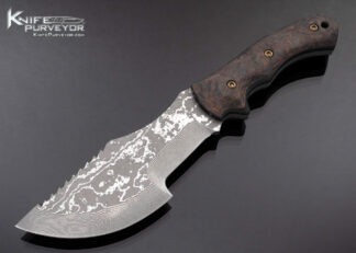 Juergen Schanz Custom Knife Lightning Strike Carbon Fiber DPPK Linerlock 17294