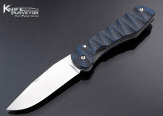 Juergen Schanz Custom Knife Lightning Strike Carbon Fiber DPPK Linerlock 17294