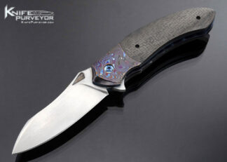 Peter Martin Custom Knife Carbon Fiber Linerlock Flipper 17266