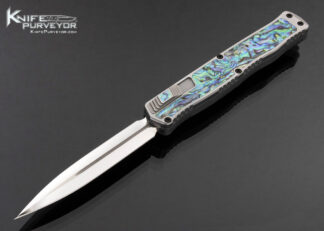 Heretic Knives Custom Knife Cleric II D/E Abalone OTF S/N 009 17363