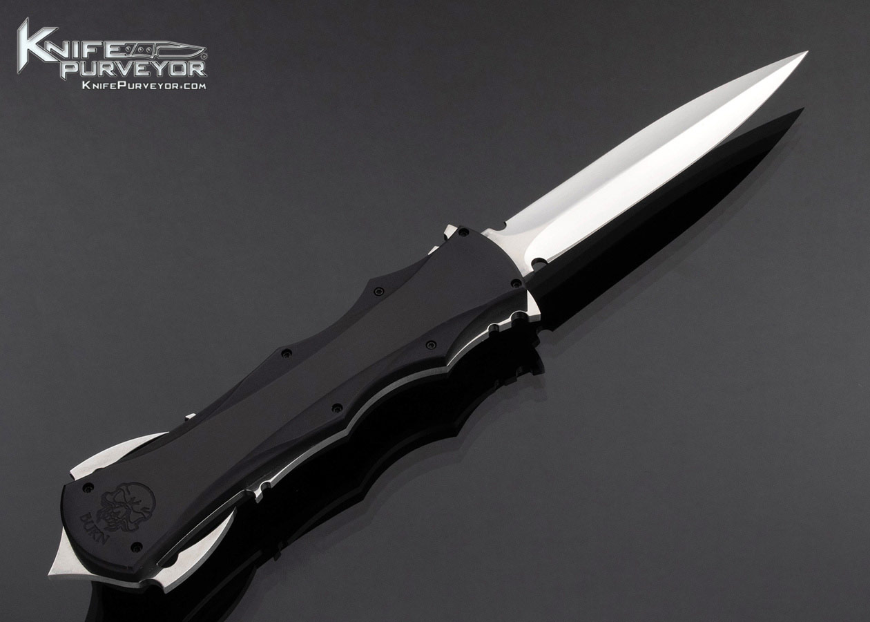 Paul Panak (Burn Knives) Custom Knife Razor Scythe Double Action OTF Automatic - Image 3