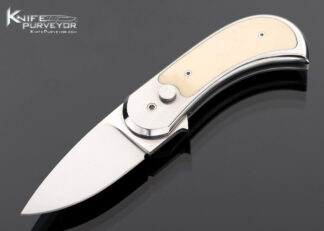 Ron Richard Custom Knife Interframe Dead Bolt Flipper Button Lock 17384