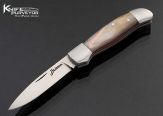 Tim Britton Custom Knife Tim Britton Pearl Gents 2 Slipjoint 17392