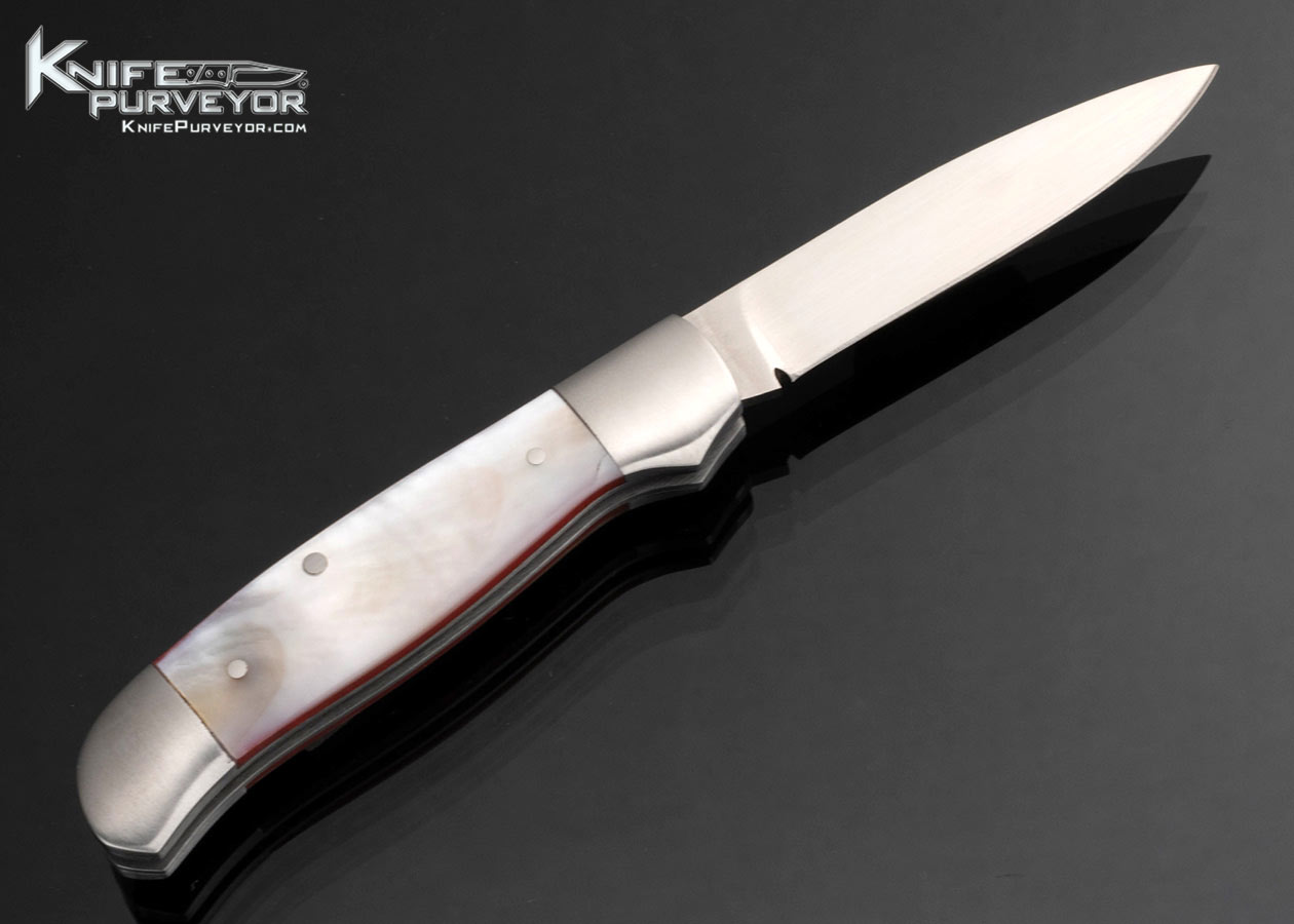 Tim Britton Custom Knife Tim Britton Pearl Gents 2 Slipjoint - Image 2