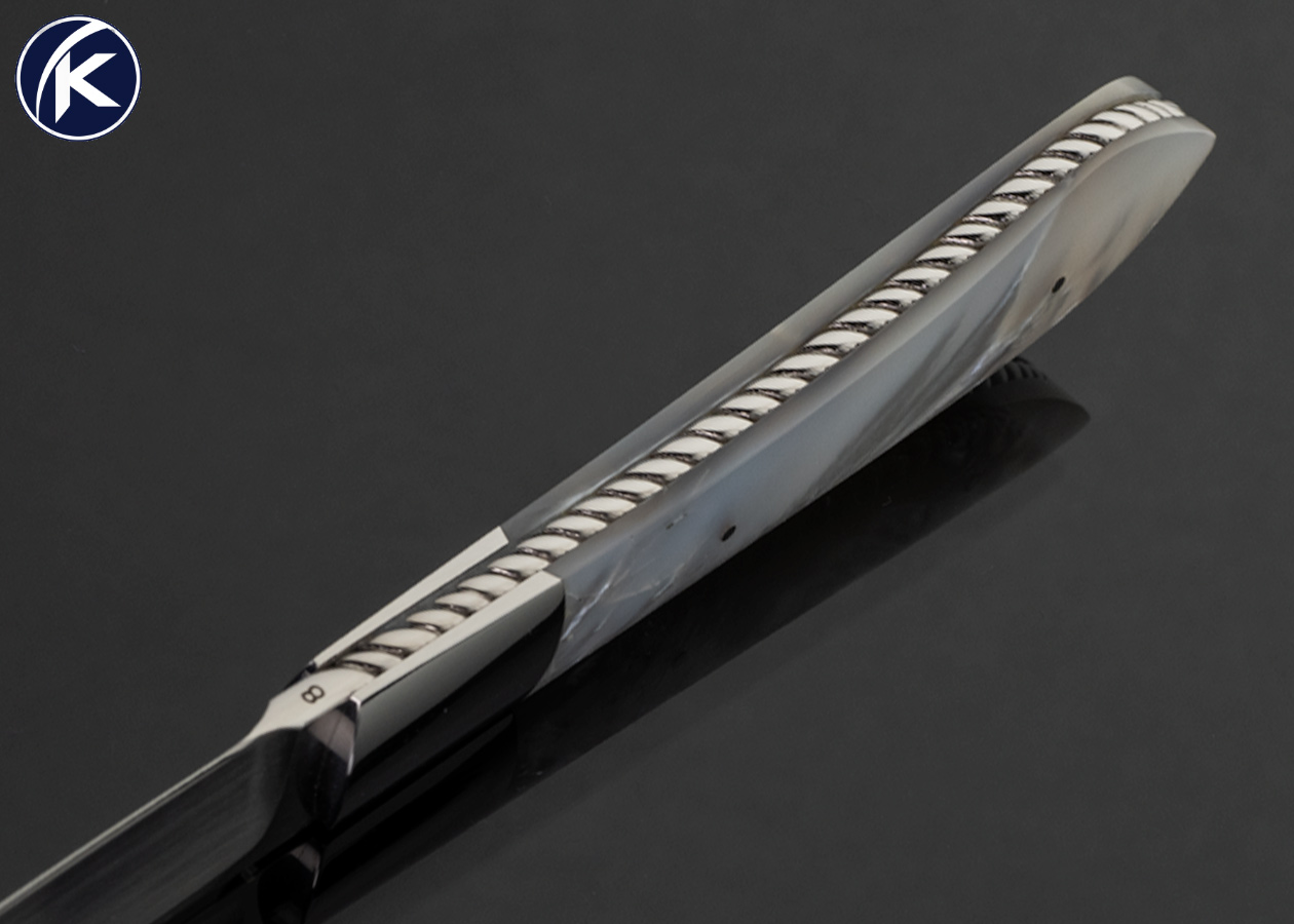 Ben-Voss-Custom-Knife-Mother-of-Pearl-Trout-and-Bird-Fixed-Blade-