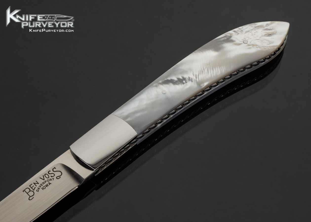 Ben-Voss-Custom-Knife-Mother-of-Pearl-Trout-and-Bird-Fixed-Blade-