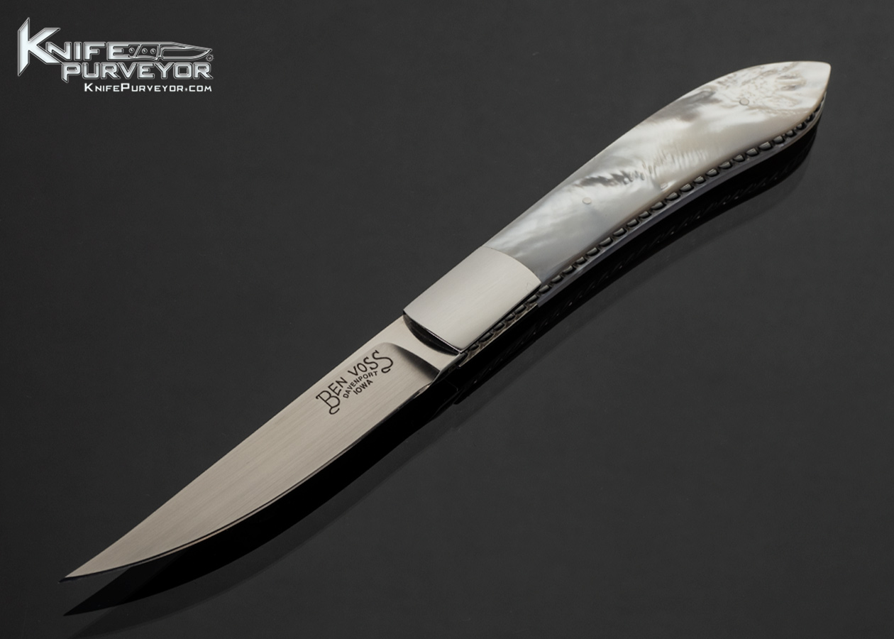 Ben-Voss-Custom-Knife-Mother-of-Pearl-Trout-and-Bird-Fixed-Blade-