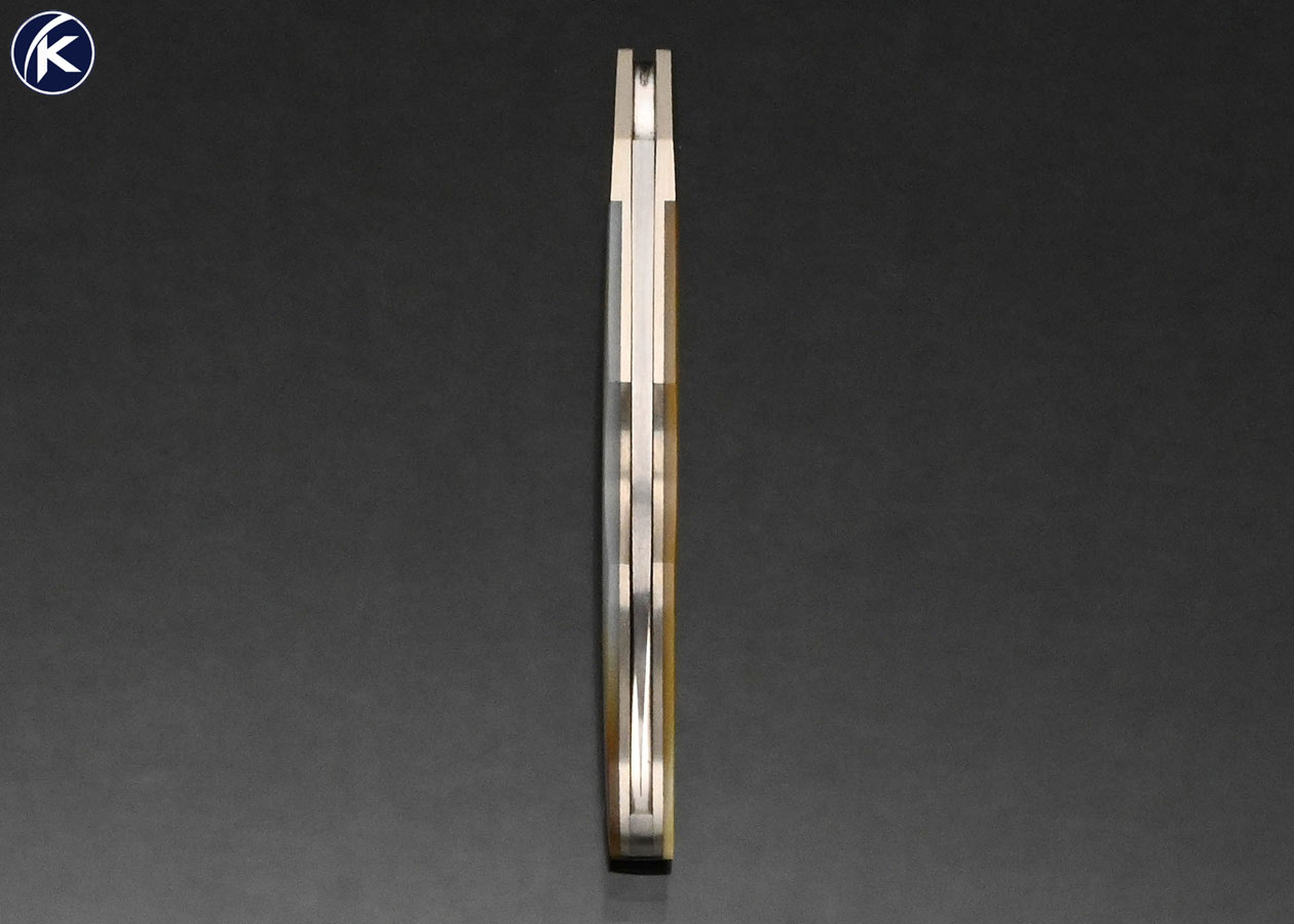 Corbet Sigman Custom Knife Mother Of Pearl Slipjoint Folder