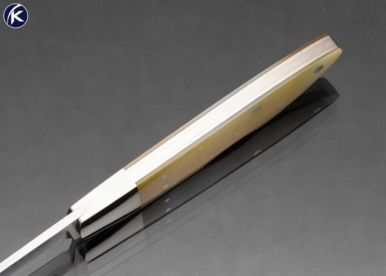Corbet Sigman Custom Knife Mother Of Pearl Slipjoint Folder