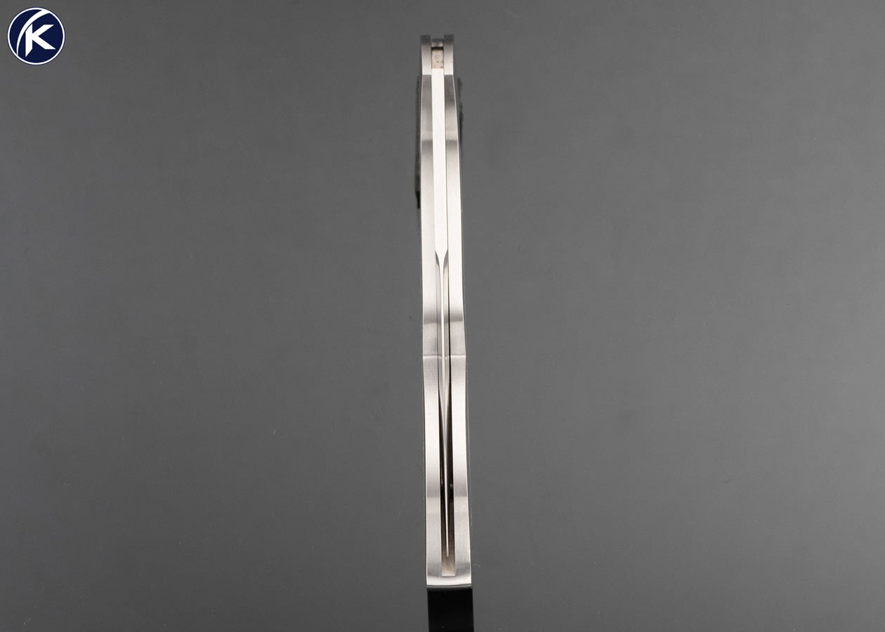 Corbet Sigman Custom Knife Mother of Pearl Interframe Lockback - Image 6
