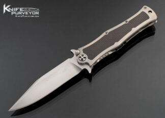Darrel Ralph Custom Knife Carbon Fiber Interframe Frame Lock Flipper 17752