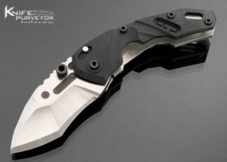 Dwaine-Carrillo-Custom-Knife-“SKOR-PIN”-Black-G10-and-Titanium-Scales-with-Pelican-Case-17504