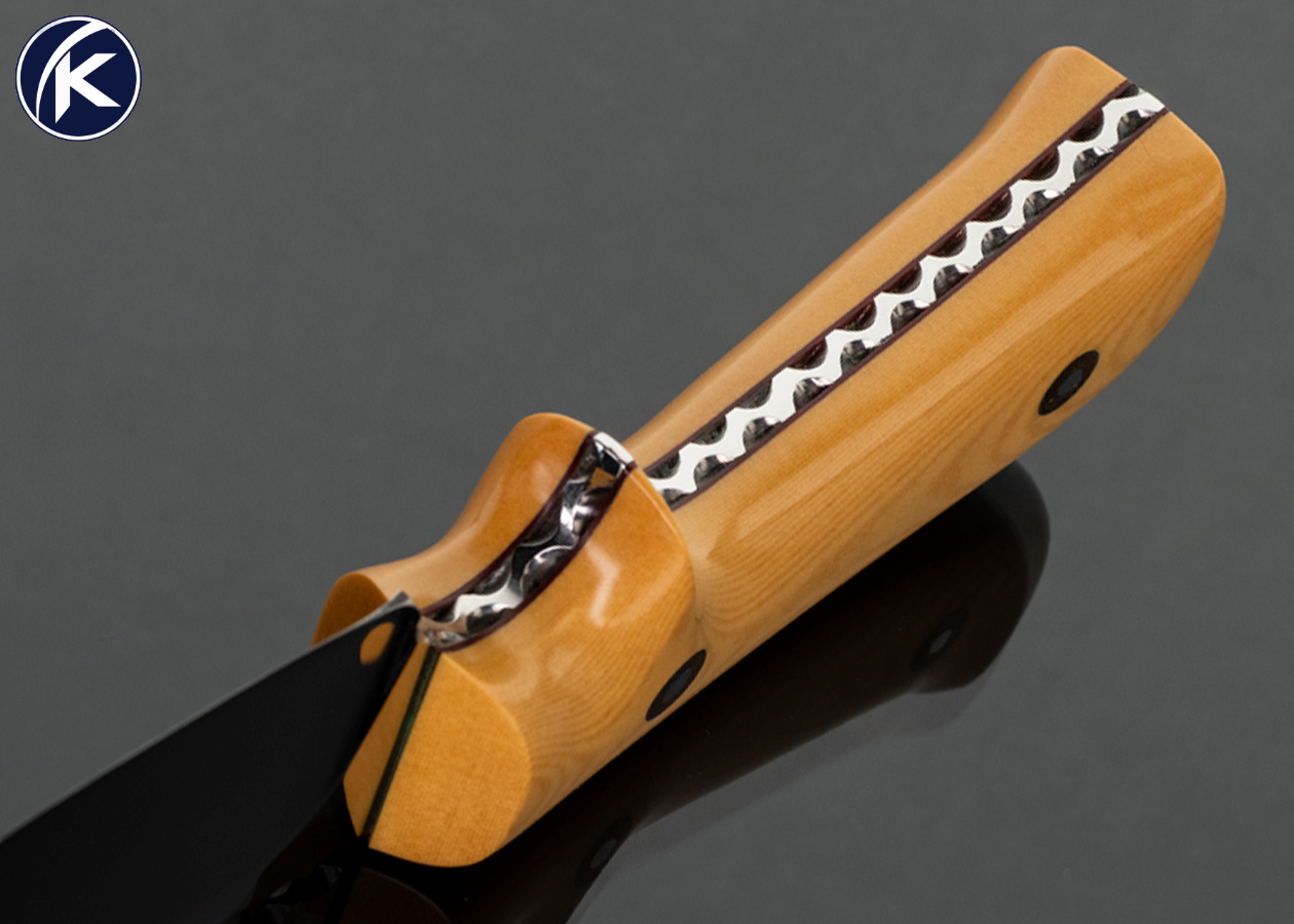 Jim Pugh Custom Knife Westinghouse Micarta Fixed Blade 17724