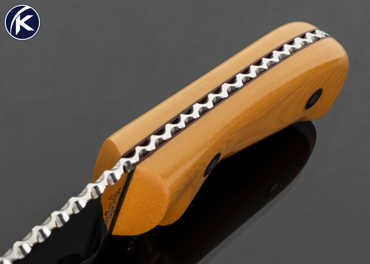 Jim Pugh Custom Knife Westinghouse Micarta Fixed Blade - Image 4