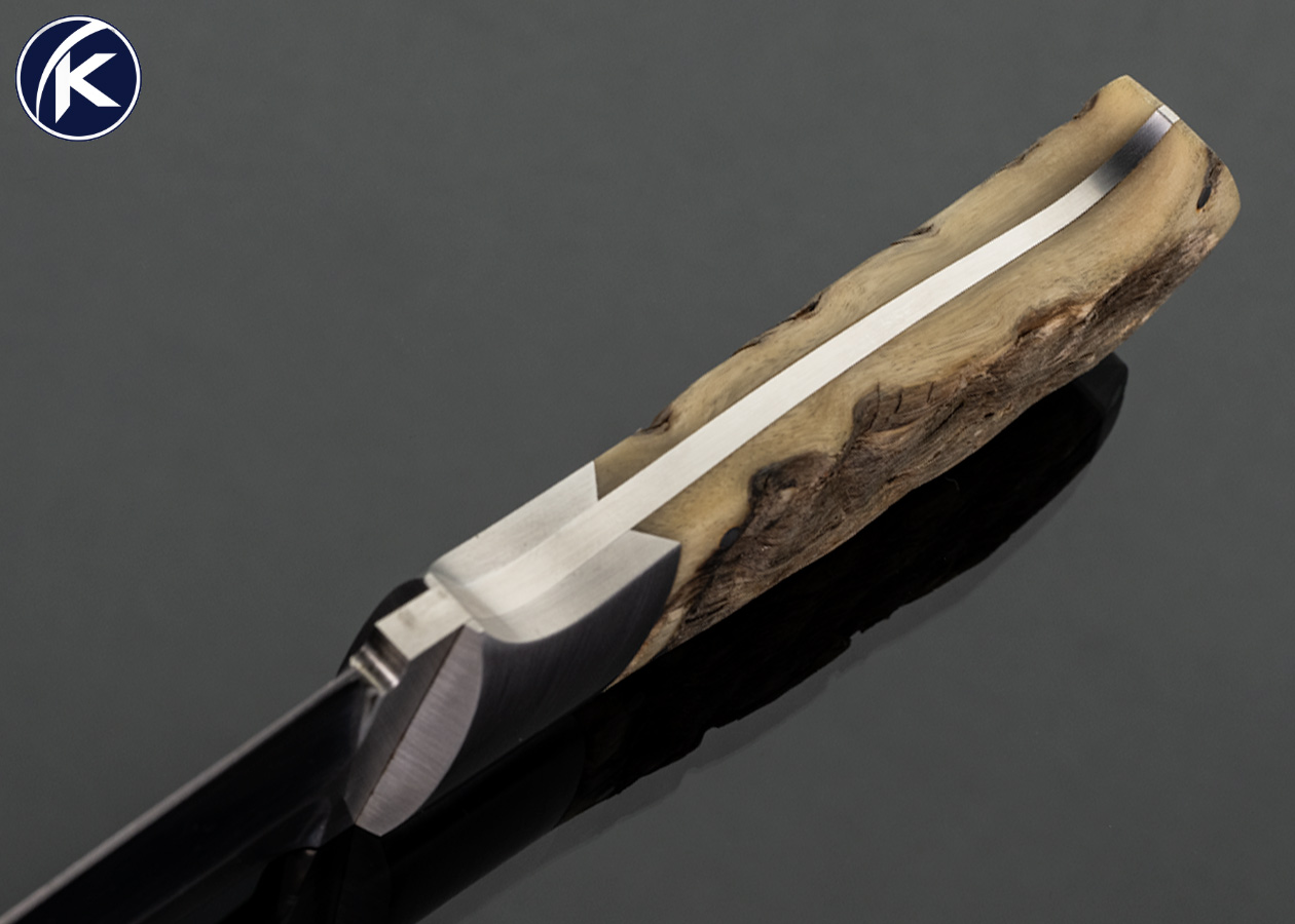 John-Etzler-Custom-Knife-Rams-Horn-Bark-Fixed-Blade-