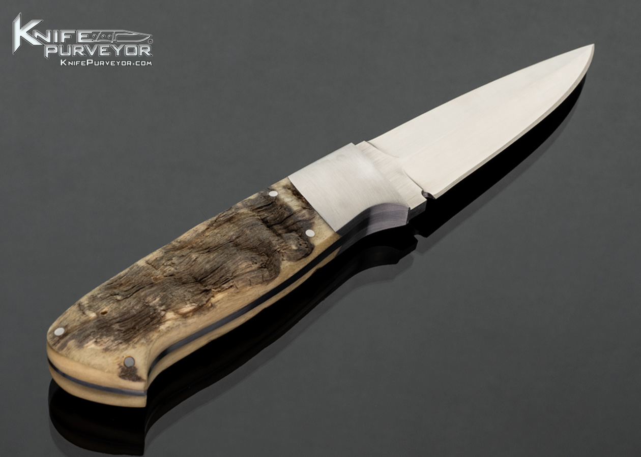 John-Etzler-Custom-Knife-Rams-Horn-Bark-Fixed-Blade-
