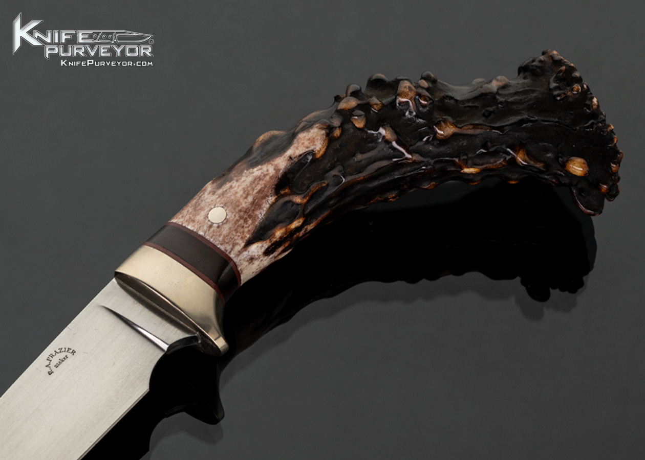 Ron-Frazier-Custom-Knife-Crown-Stag-Hunter-