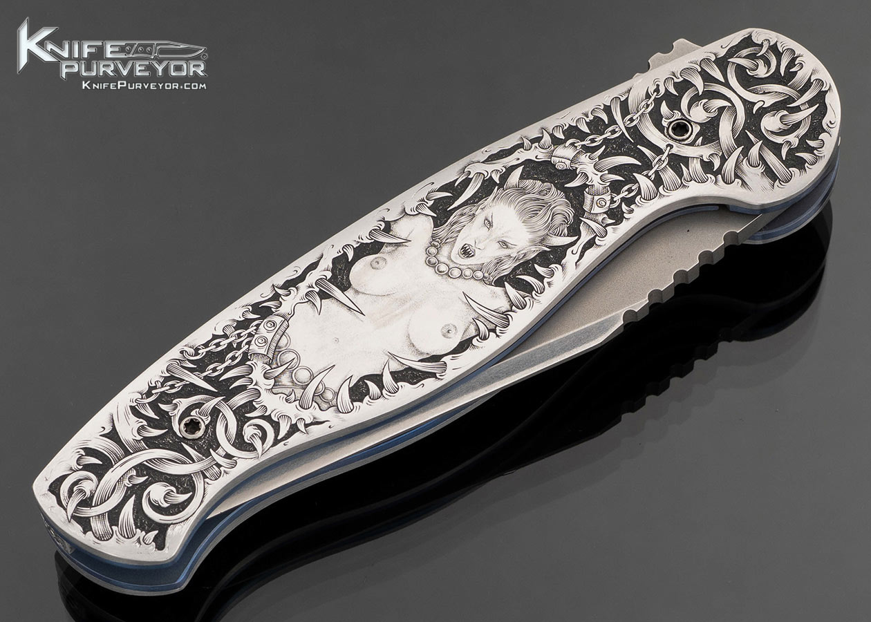 Tom Ferry Custom Knife Sole Authorship Engraved DST Linerlock Fipper - Image 3