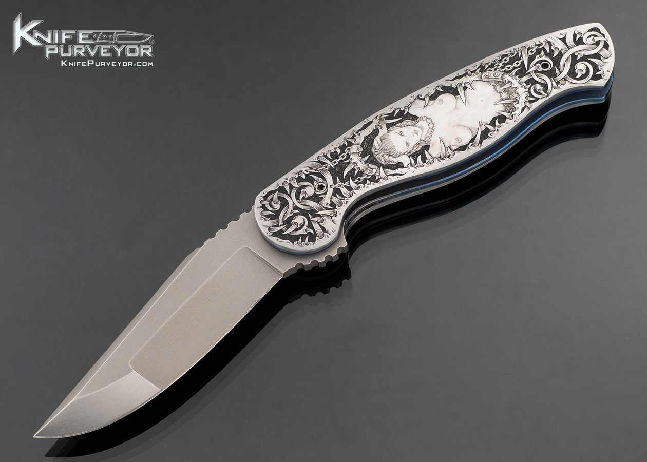Tom Ferry Custom Knife Sole Authorship Engraved DST Linerlock Fipper 17745