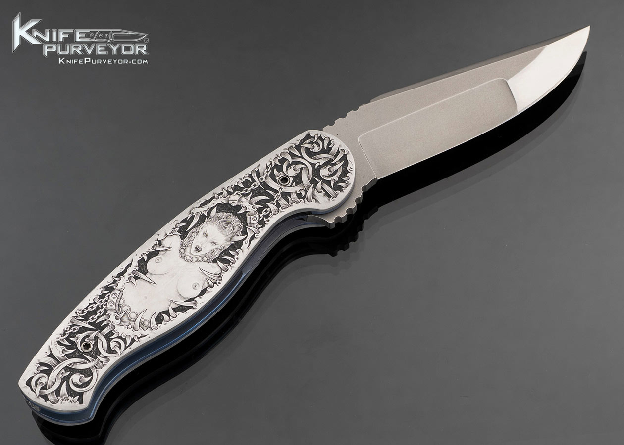 Tom Ferry Custom Knife Sole Authorship Engraved DST Linerlock Fipper - Image 4