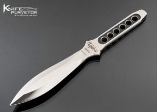 Harold Moeller Custom Knife 6” Viper II Throwing Knife with Sheath