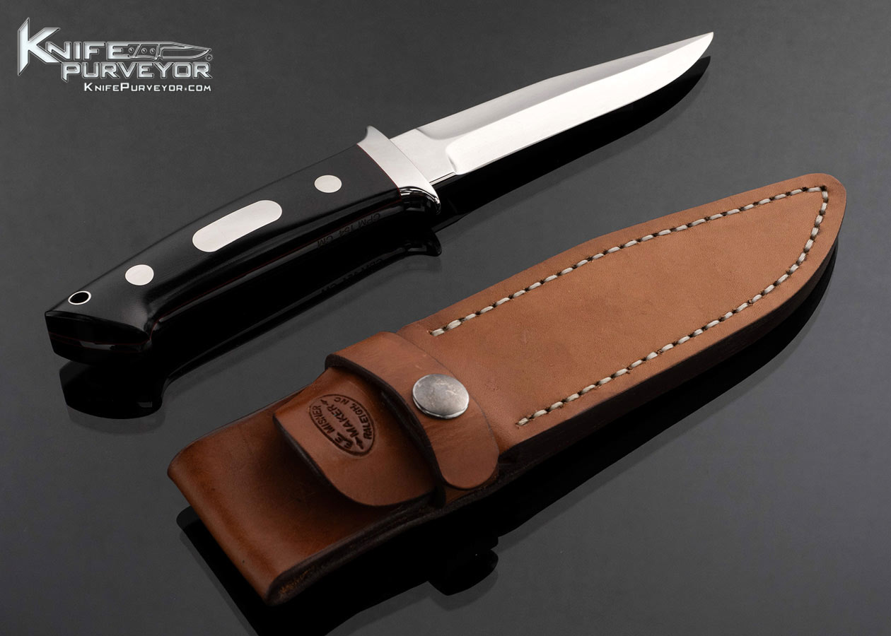 Elton-Misner-Custom-Knife-Black-Linen-Micarta-with-Escutcheon-Bob-Loveless-Design-Boot-Knife-18018