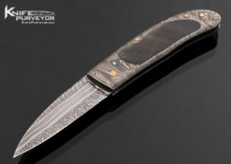 Kaj-Embretsen-Custom-Knife-Sole-Authorship-Damascus-Black-Lip-Interfame-Lockback-17969
