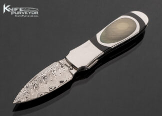 Scott Sawby Custom Knife Damasteel with Edwards Black Jade and Jasper Interframe One Off Self Lock Dagger 17562