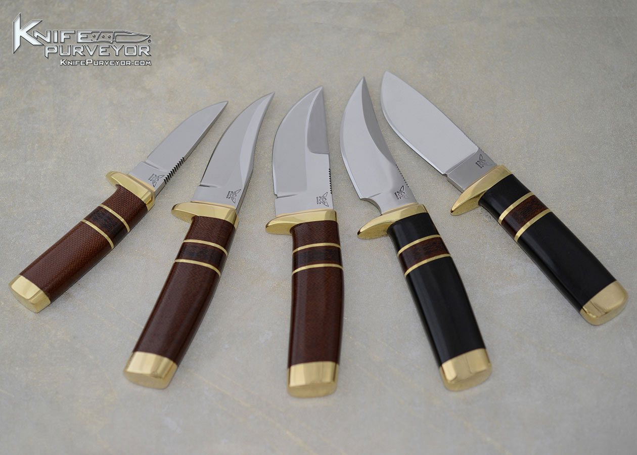 John Nelson Cooper Custom Knife Circa 1976 Presentation Boxed Set of 5 Prototype Knives Made by Jody Samson and John Nelson Cooper Featured in John Nelson Cooper Book on page 87 - Image 3
