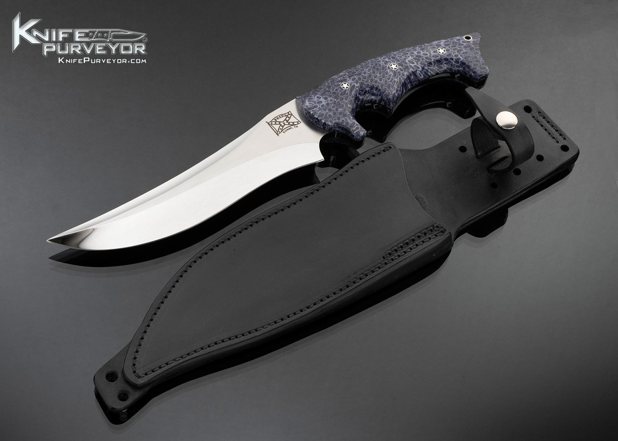 Walter Brend Custom Knife Coral Silent Instant Death "SID" with Sheath