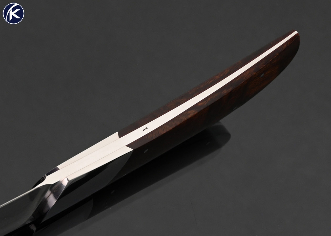 Ben Voss Custom Knife Model #20 Ironwood #1 Fixed Blade 17658