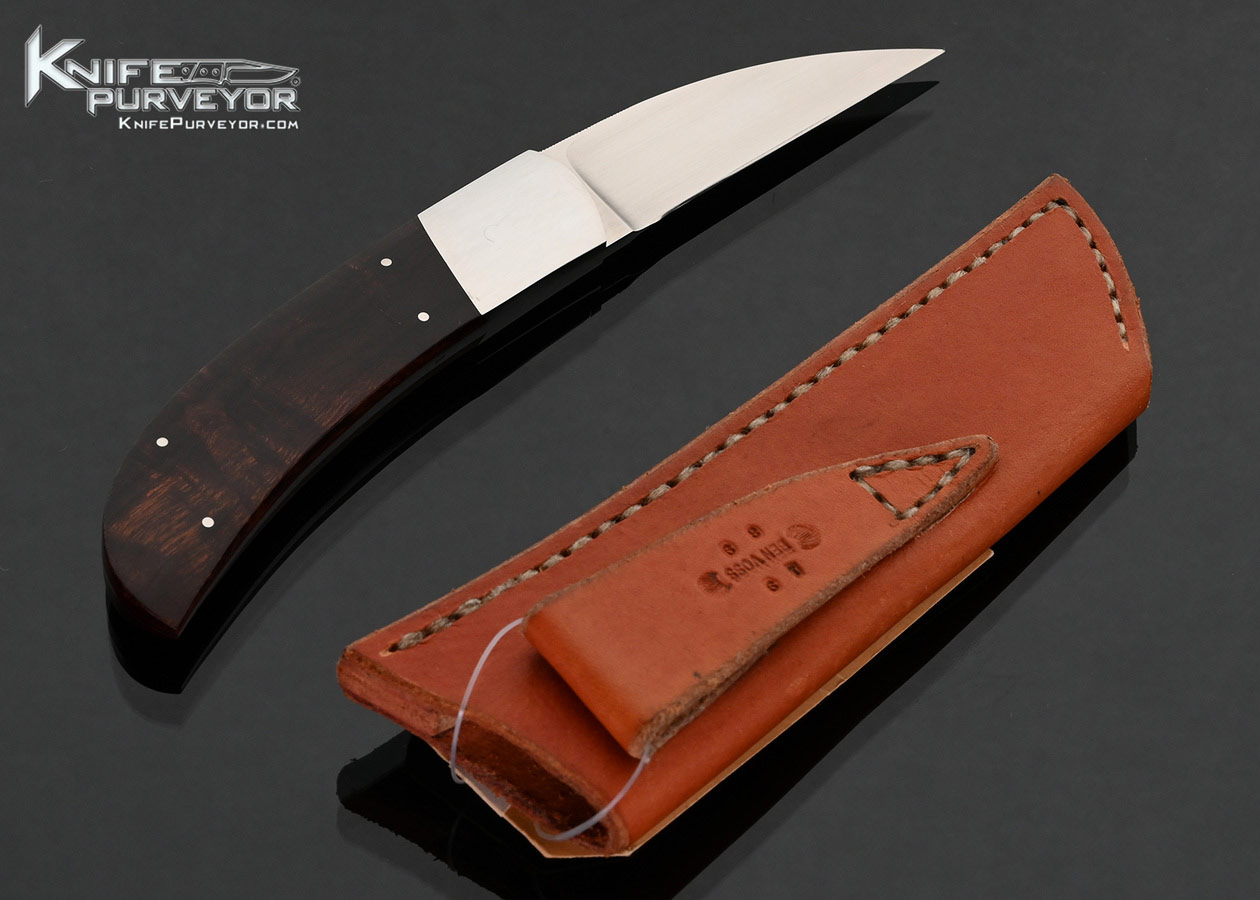 Ben Voss Custom Knife Model #20 Ironwood #1 Fixed Blade - Image 2