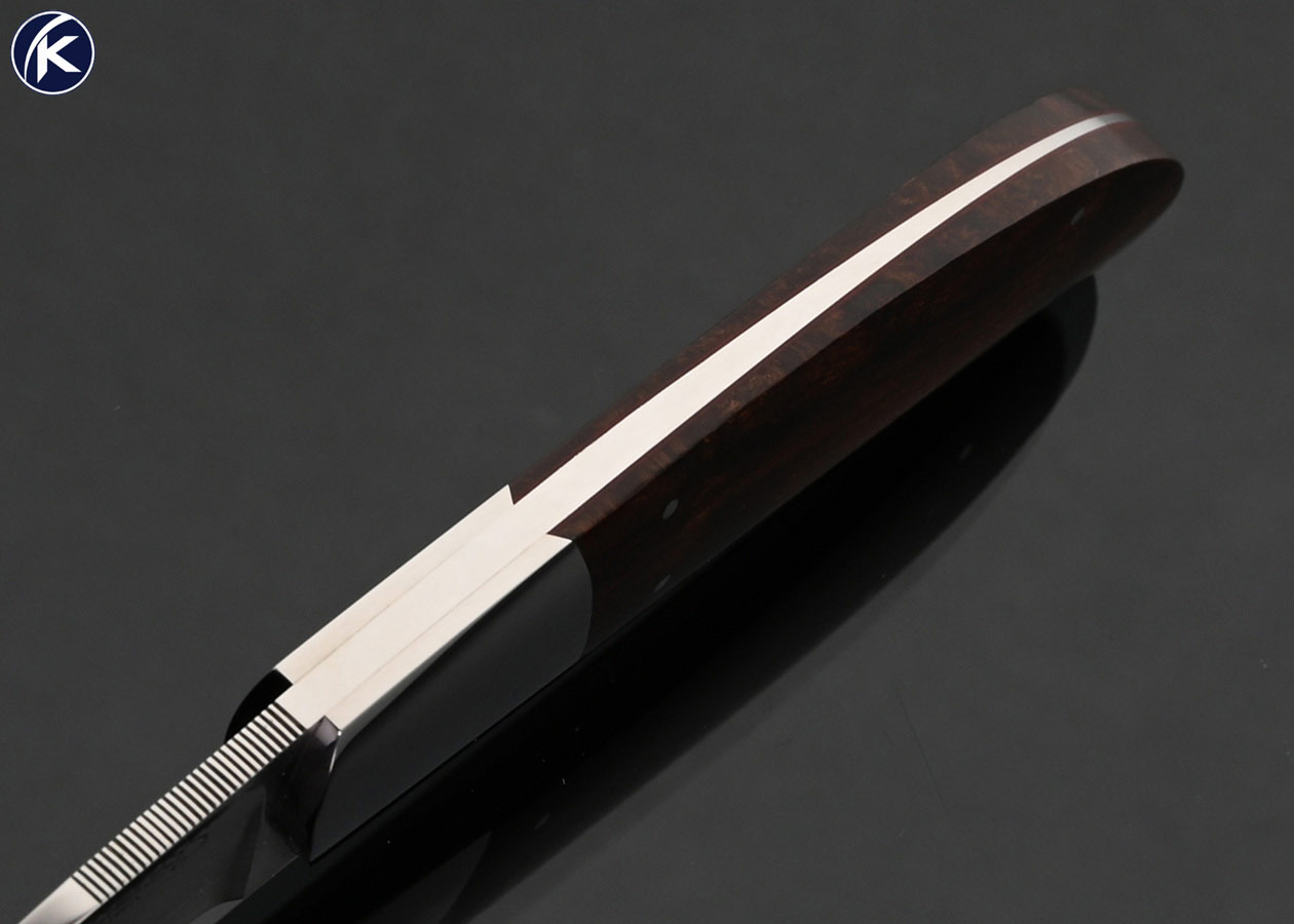 Ben Voss Custom Knife Model #20 Ironwood #1 Fixed Blade - Image 3