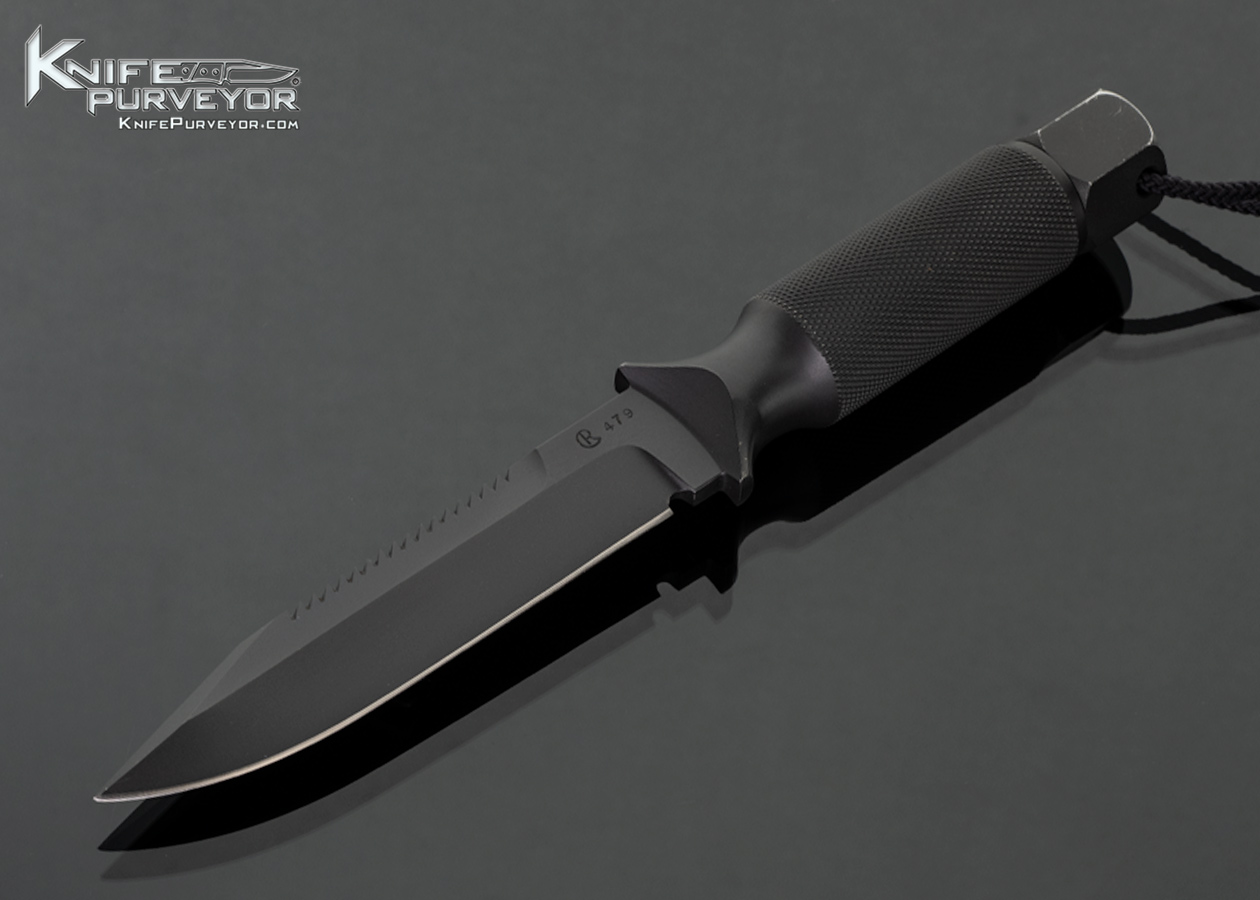 Chris Reeve Knives Custom Knife Aviator #479 with Integral Kalgard Coated A2 Tool Steel with Sheath 18141
