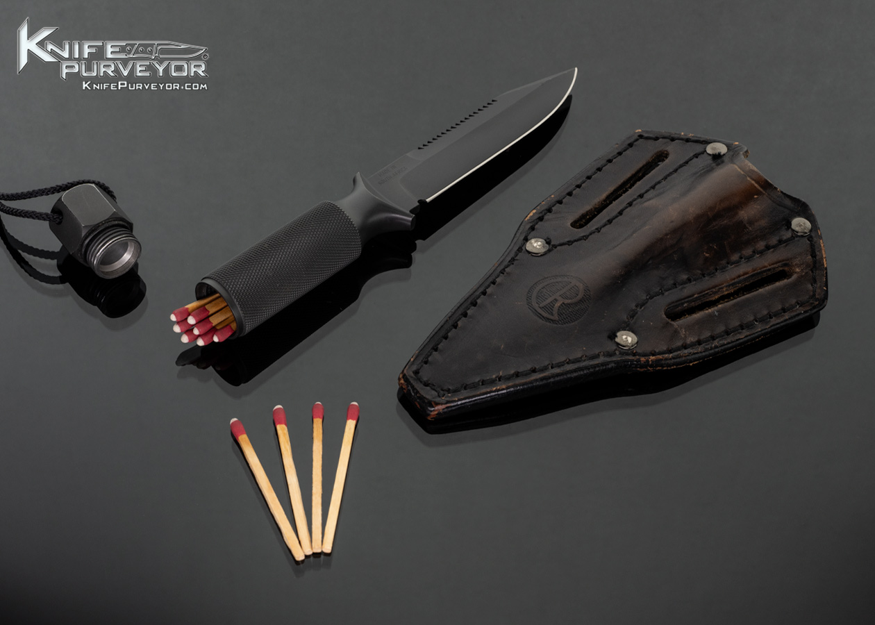 Chris Reeve Knives Custom Knife Aviator #479 with Integral Kalgard Coated A2 Tool Steel with Sheath - Image 2