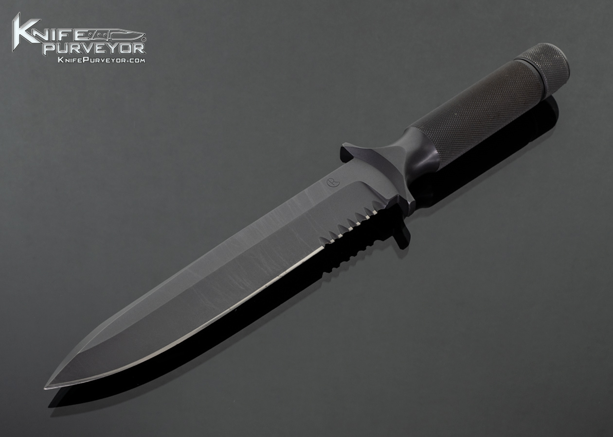 Chris Reeve Knives Custom Knife Project I Integral Kalgard Coated A2 with Sheath 18142