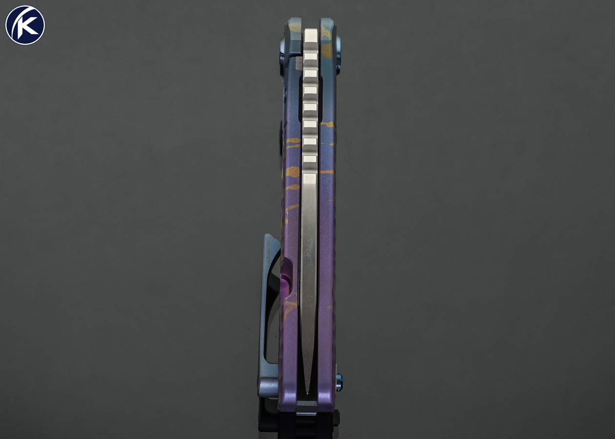 Liong-Mah-Design-Custom-Knife-Lanny-One-Textured-and-Anodized-Titanium-Framelock-Flipper-
