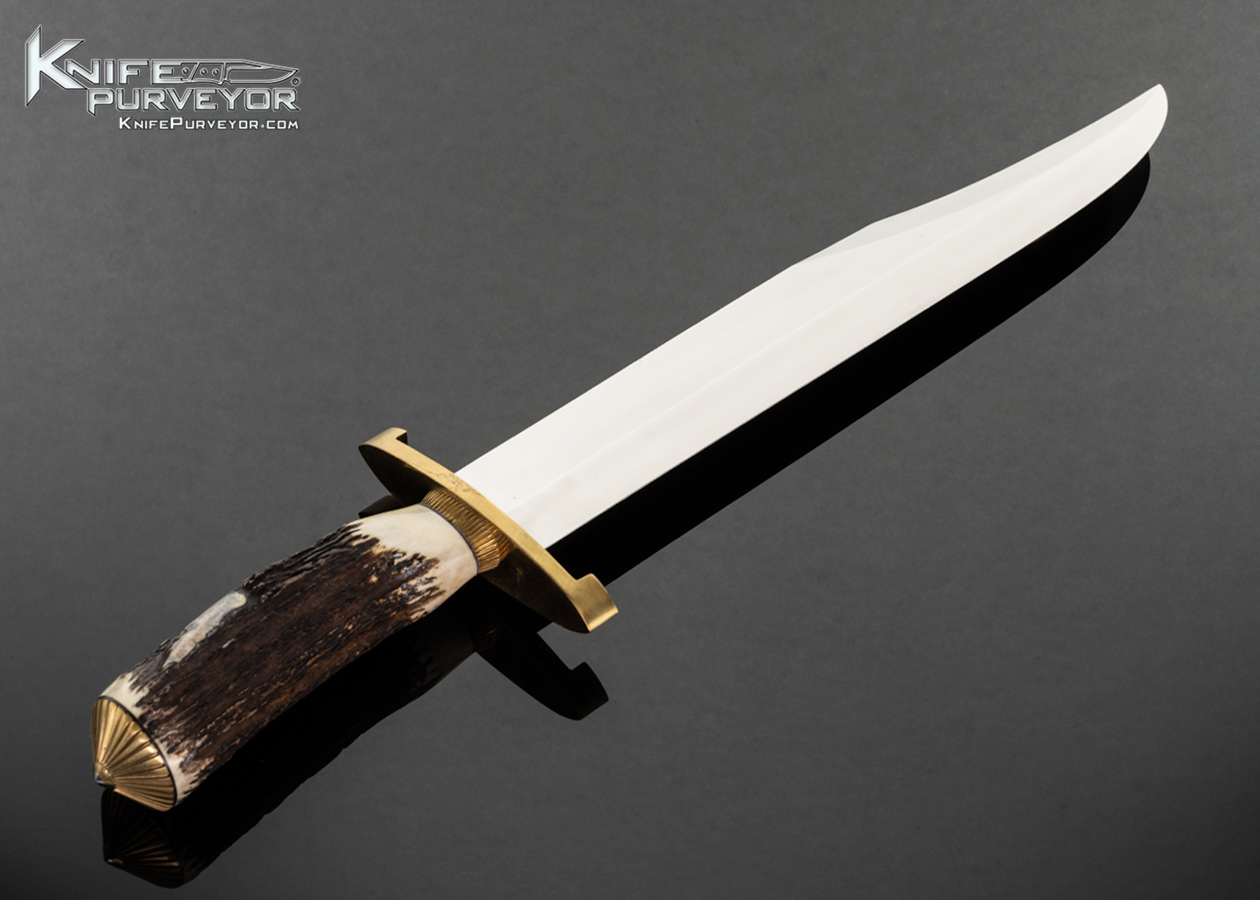 Randall Knives Custom Knife Model 12-13 Randall Thorp Stag with Scalloped Guard and Pommel - Image 3