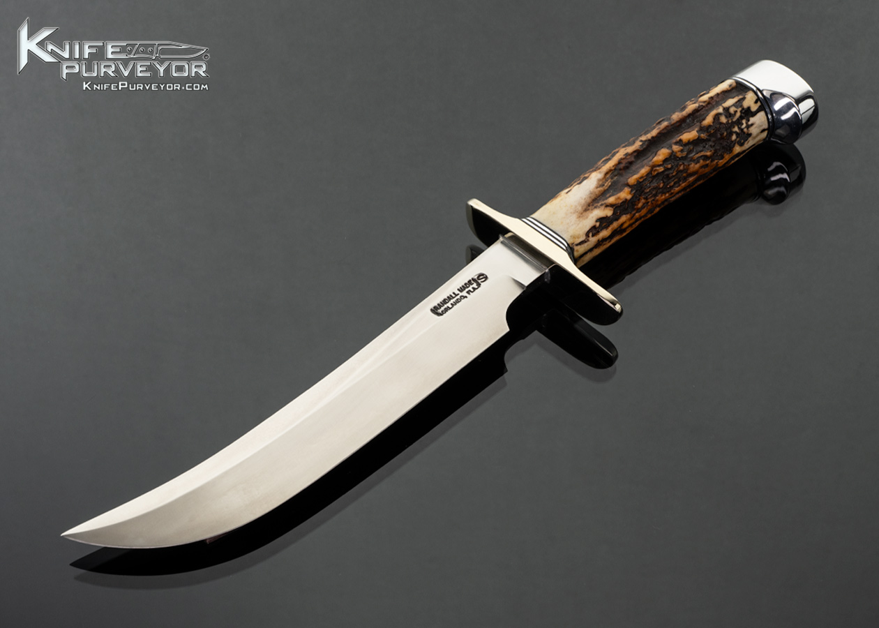 Randall Knives Custom Knife Stag Model 4-7 Big Game Skinner Fighter with Sheath 18128