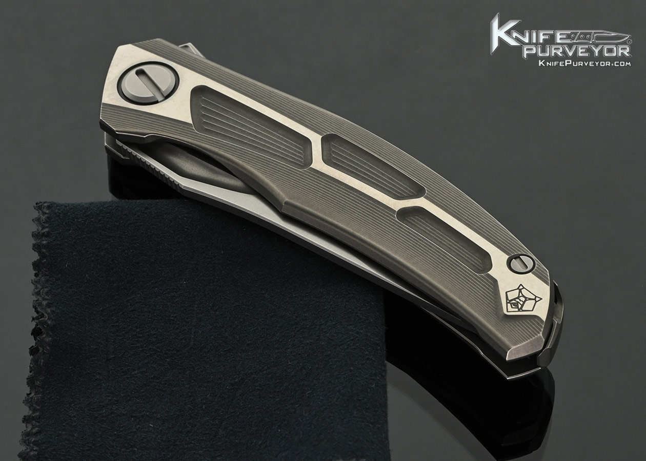 Shirogorov-Knives-Custom-Knife-Quantum-Gen.2-with-Carved-Titanium-with-MRBS-Framelock-Flipper-