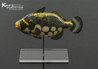 Tsuguo Kurosawa Custom Knife Clown Triggerfish 18090