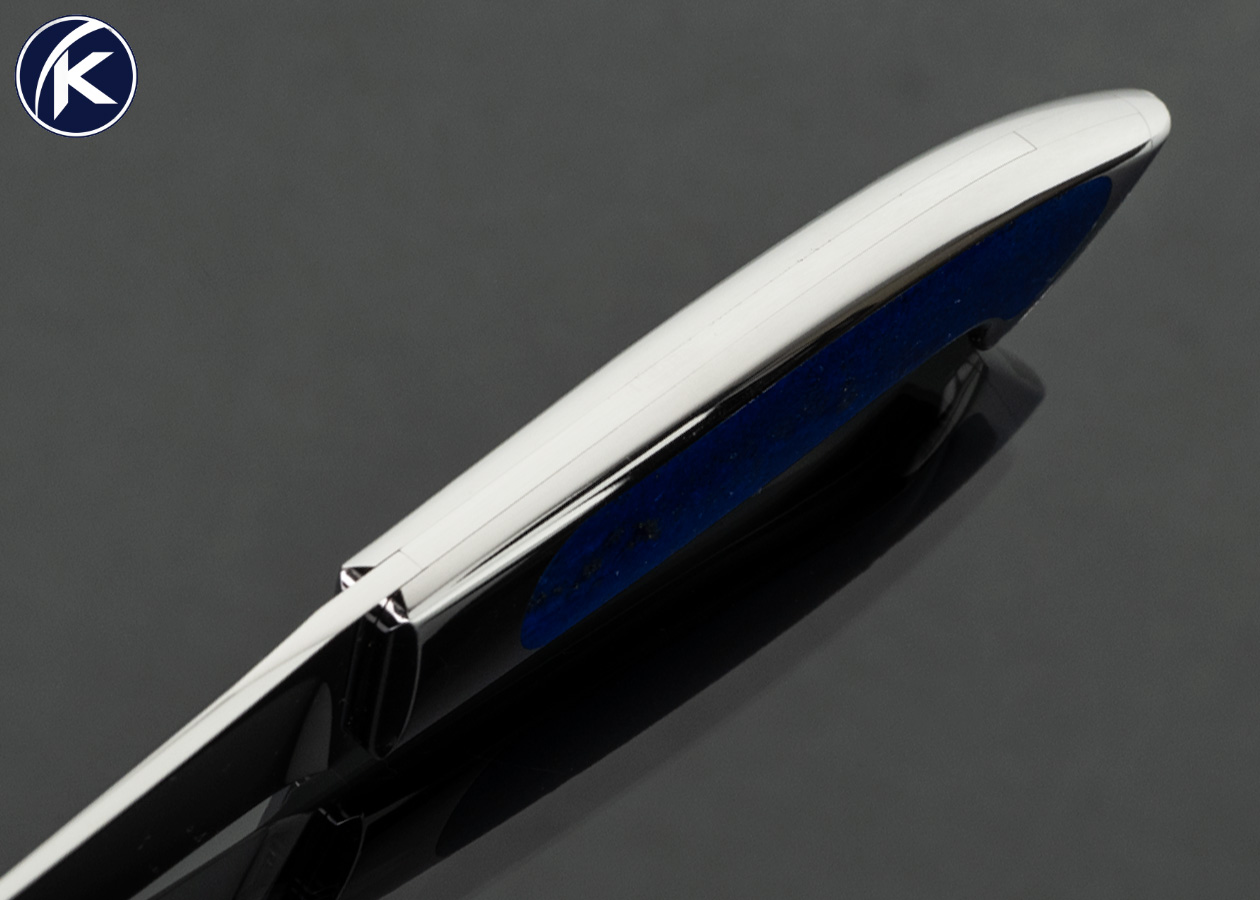 Charlie Bennica Custom Knife Lapis Lazuli Interframe Bennica Lock Gentlemen’s Folder - Image 4