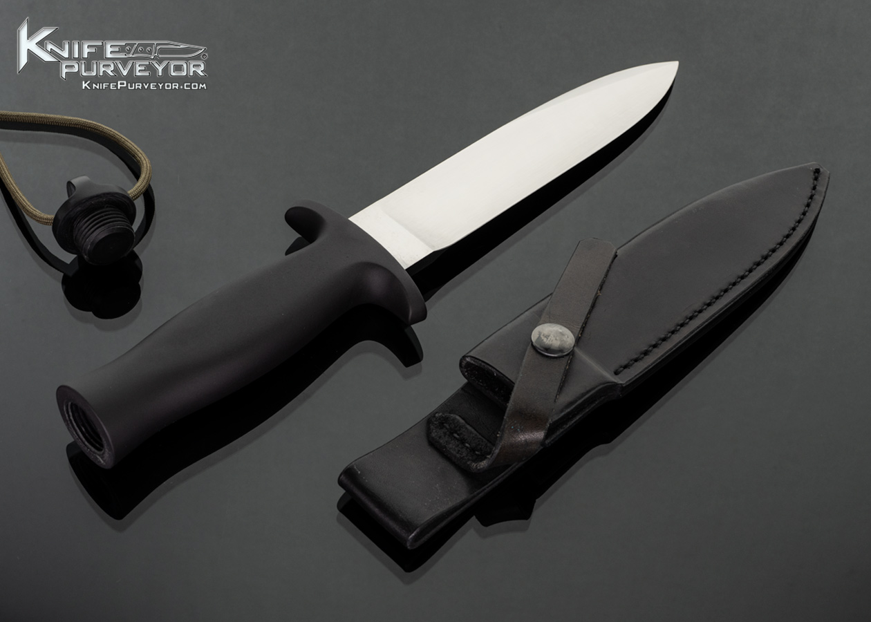 D.E. Henry Custom Knife Aluminum Handle and Pommel Vietnam Fighter - Image 2