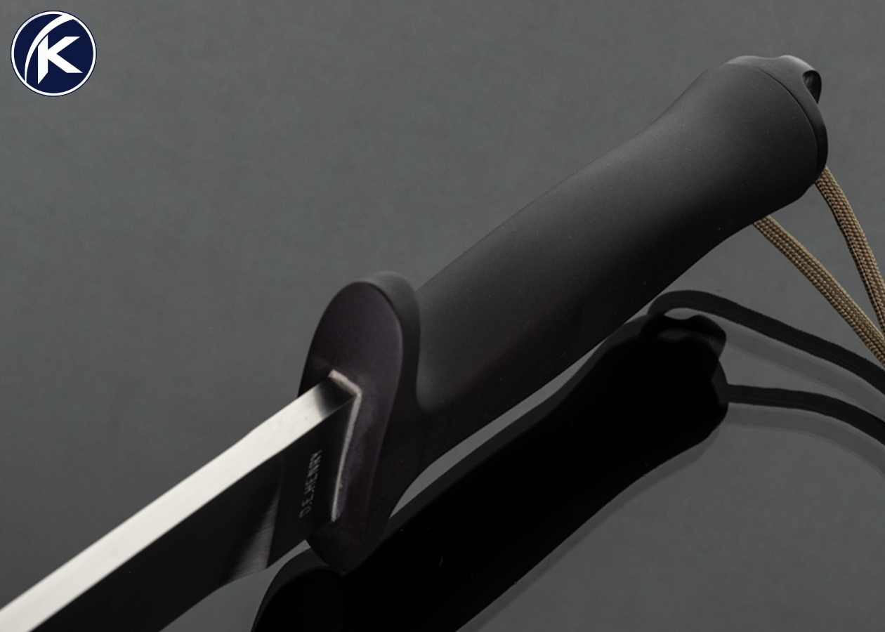 D.E. Henry Custom Knife Aluminum Handle and Pommel Vietnam Fighter - Image 3