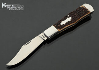 Eugene Shadley Custom Knife Remington Jigged Bone Slipjoint #949