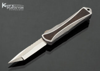 Heretic Knives Custom Knife Manticore S HG Elmax Tanto with Desert Ironwood Interframe OTF Auto #009 18262