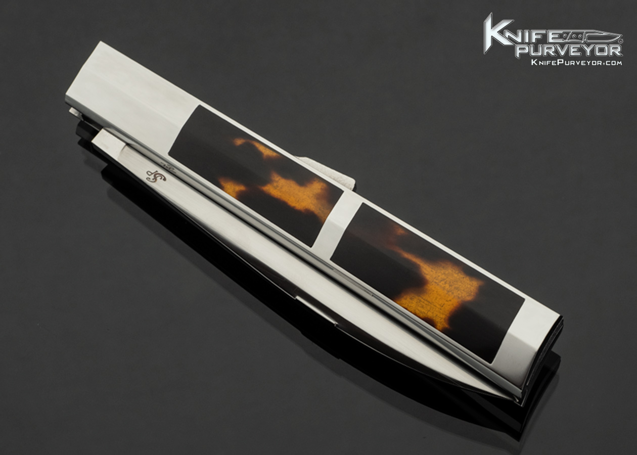 Jean Pierre Sucheras Custom Knives Amber Interframe Midlock Dagger - Image 2
