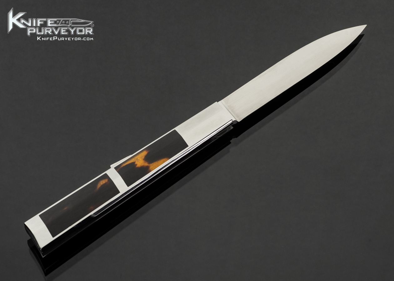 Jean Pierre Sucheras Custom Knives Amber Interframe Midlock Dagger - Image 3