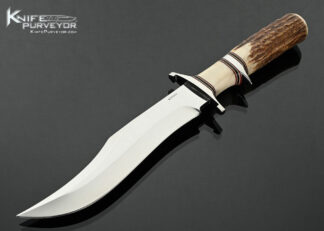 Melvin-Gurganus-Custom-Knife-Stag-Large-Sub-Hilt-Fighter-