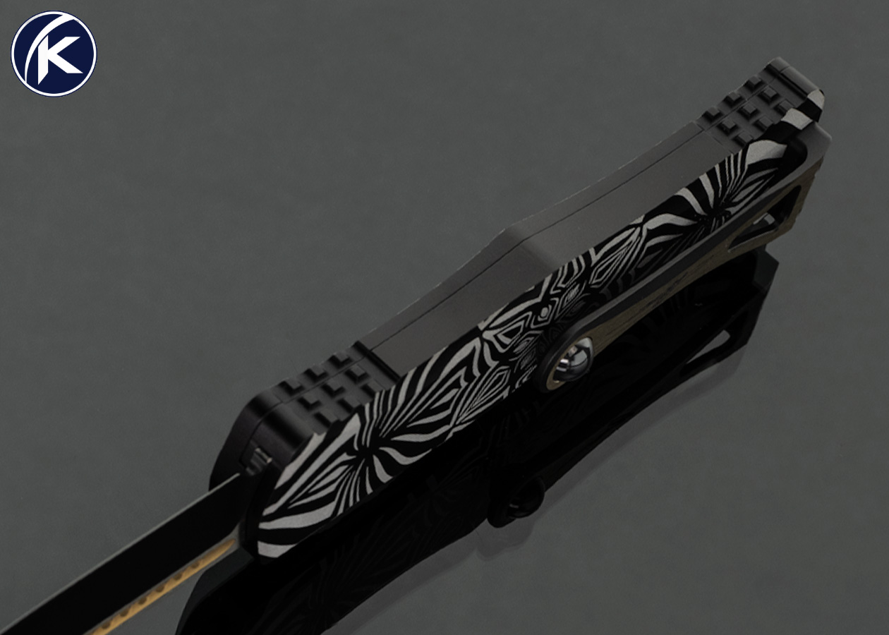 Microtech Custom Knife Hera S/E "Source" Artwork Pattern OTF Anthony Marfione & Scarlett Cussell Collab #414 - Image 5